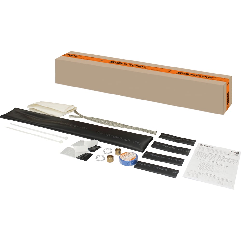 Изображение товара Муфта TDM ELECTRIC 4ПСтБ1-25/50-БГ для соединения кабелей