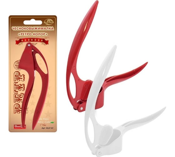 Изображение товара Чесноковыжималка МУЛЬТИДОМ Ретро-Колор VL57-57