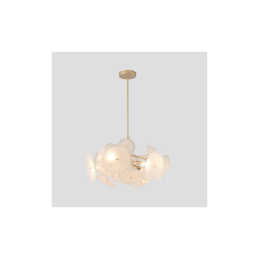 Изображение товара Люстра на штанге Crystal lux DANDELION SP6 GOLD Изображение товара Люстра на штанге Crystal lux DANDELION SP6 GOLD