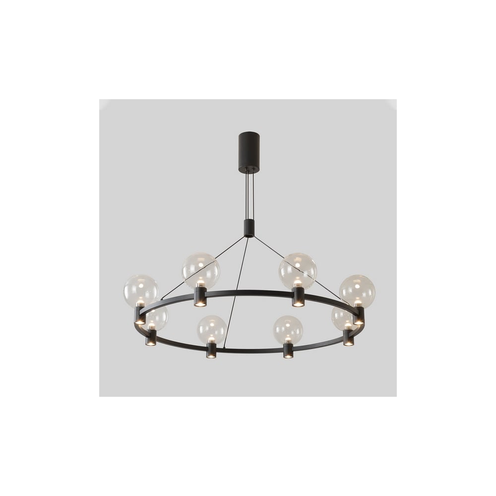 Подвесная светодиодная люстра Crystal lux DUET SP56W LED BLACK