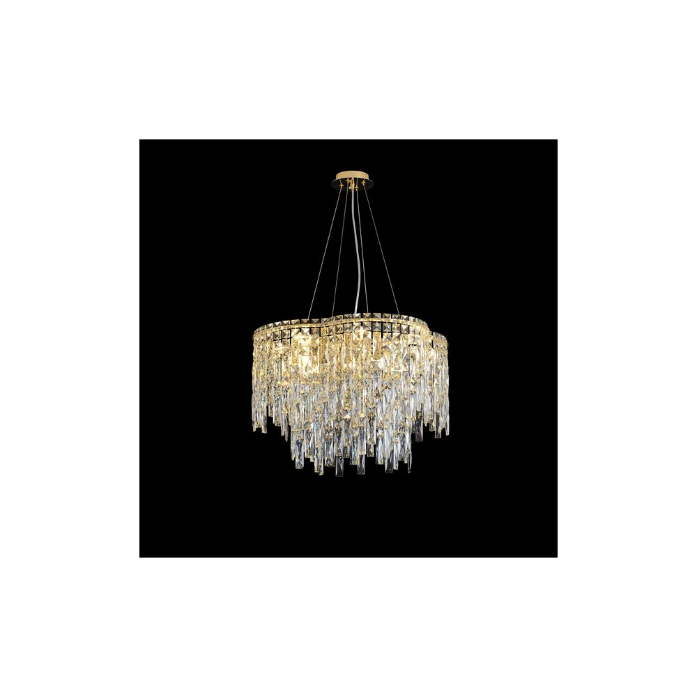 Подвесная люстра Crystal lux ABRIL SP12 GOLD