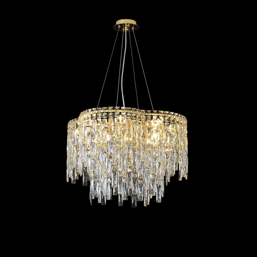 Изображение товара Подвесная люстра Crystal lux ABRIL SP12 GOLD CU_0021_312