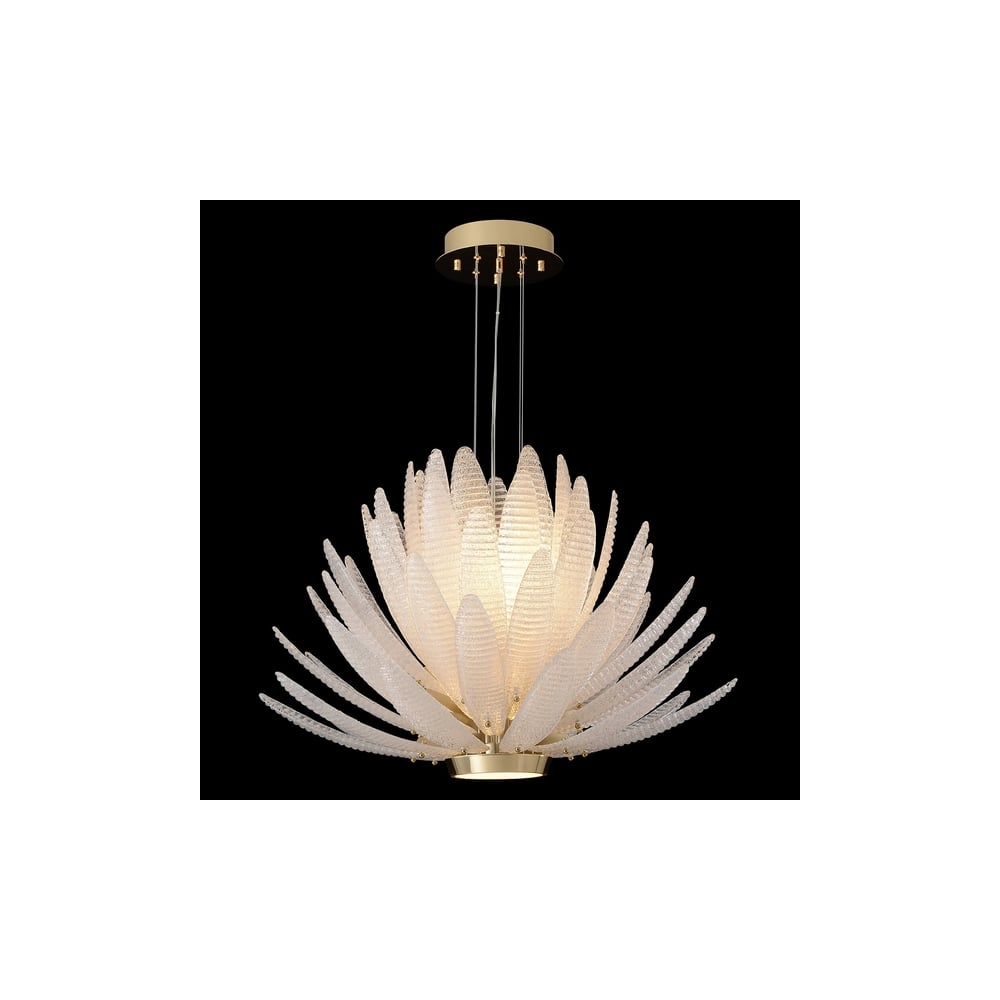 Подвесная люстра Crystal lux ARTICHOKE SP8+1 GOLD