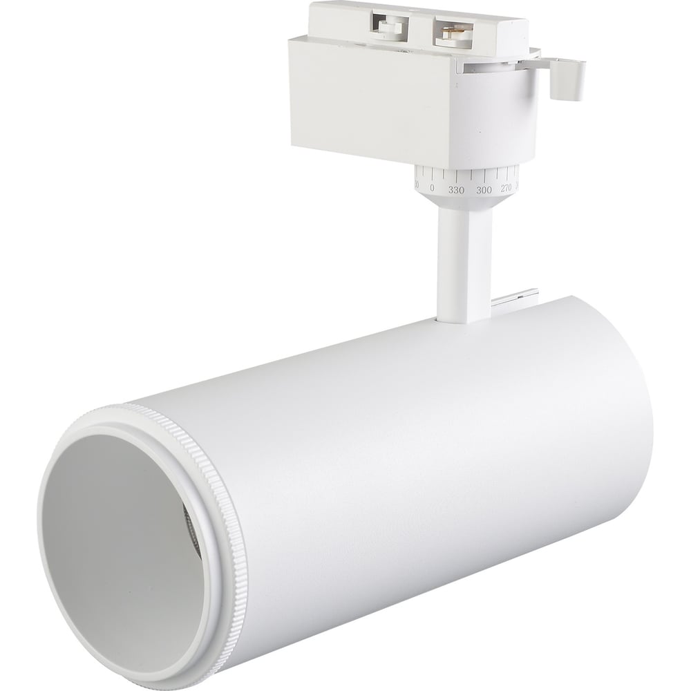 Трековый однофазный светодиодный светильник Crystal lux CLT 0.31 021 WH 3CCT ZOOM