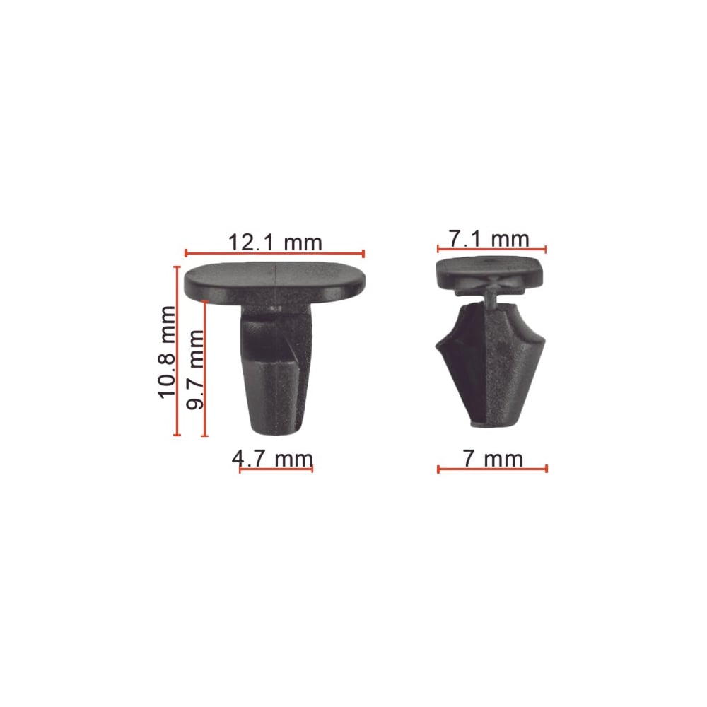 Клипса AVERS для BMW 51767412895 10 шт 51767412895-10
