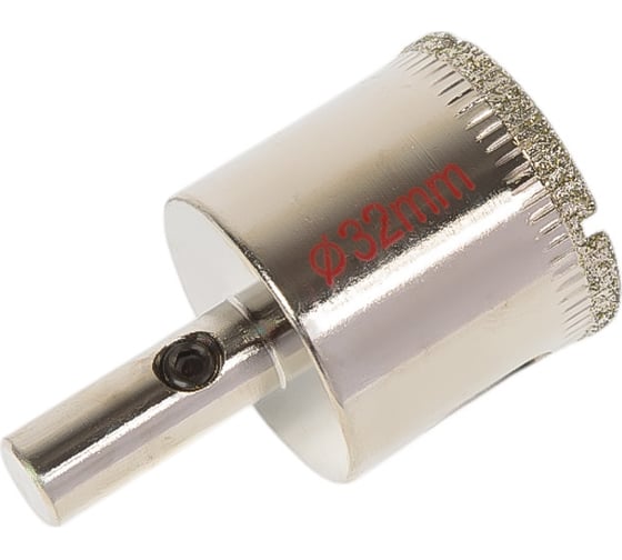 Изображение товара Коронка алмазная с центрирующим сверлом по керамограниту и керамике 32 мм Росомаха 723032