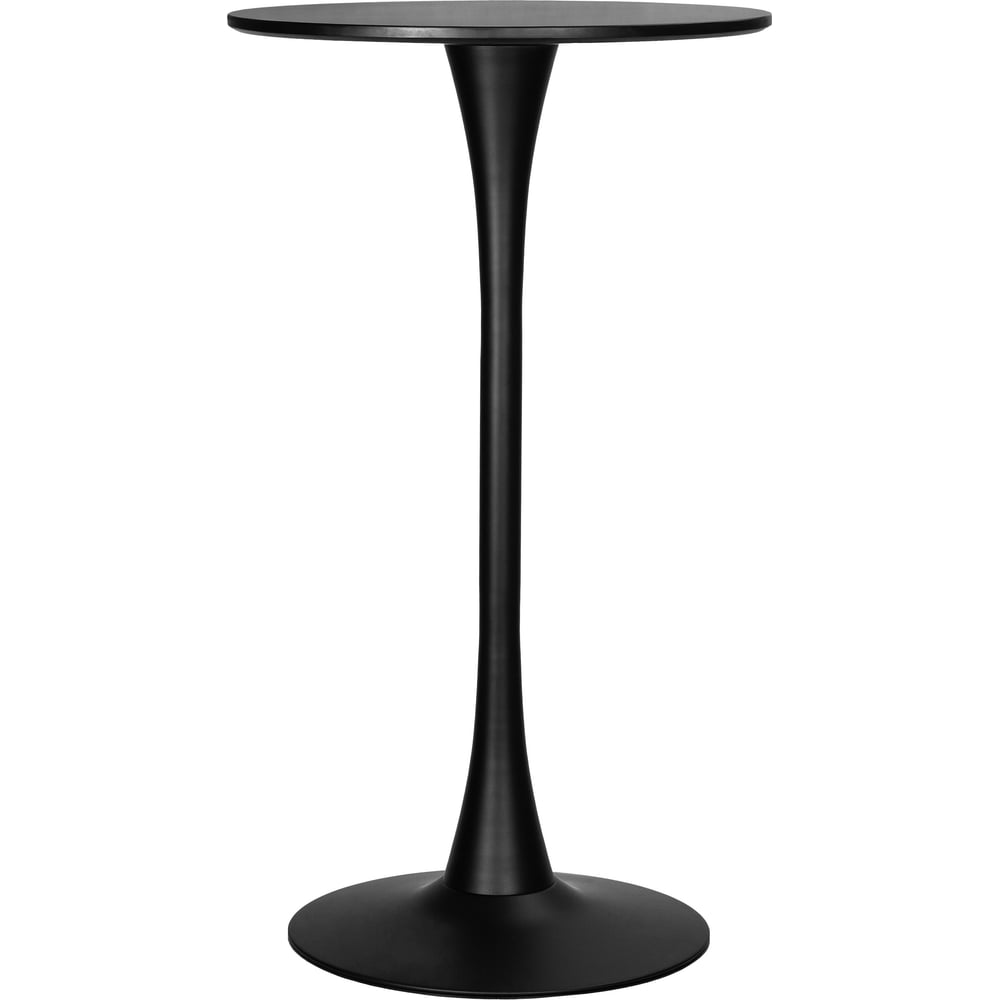 Стол барный DOBRIN MIA BAR черная столешница, черное основание LMZL-TD09_B-M_MDF-black