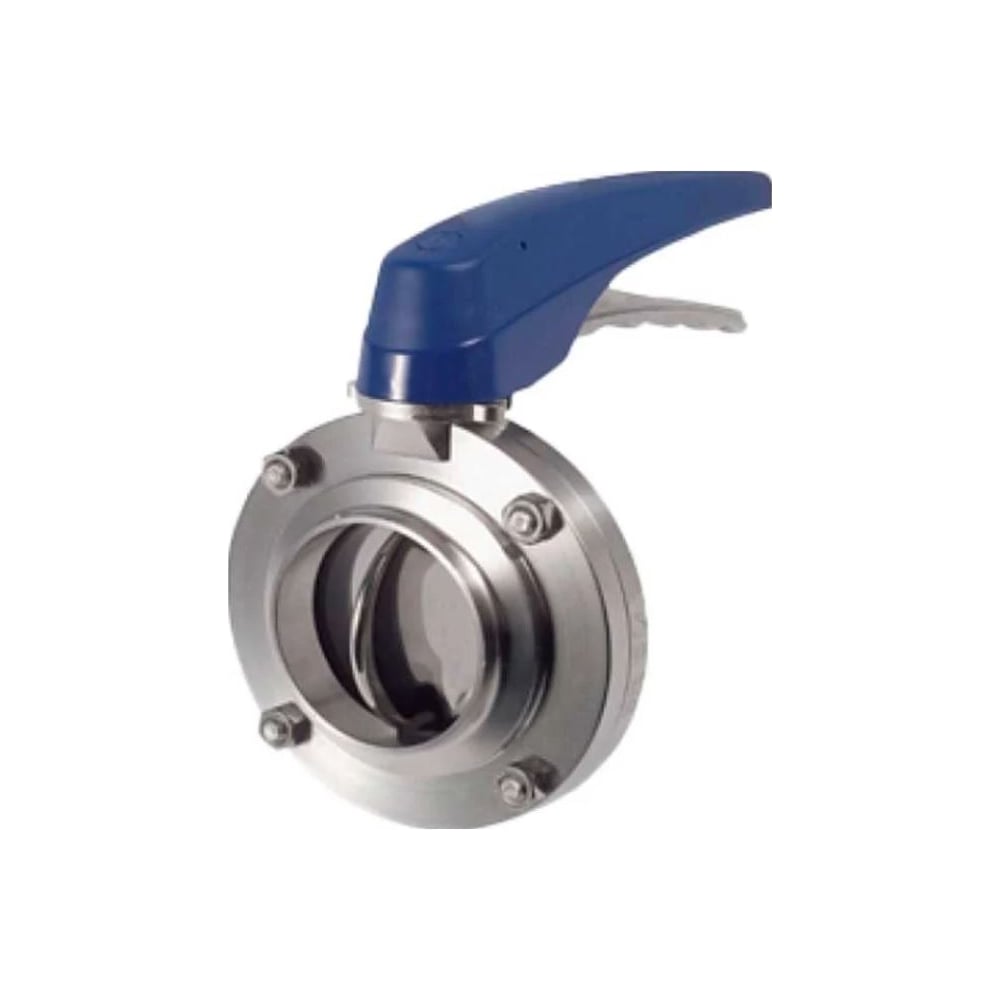 Затвор дисковый нержавеющий NEWKEY Clamp AISI304 DN50 (2), с двухсторонним пневмоприводом AT52D NK-DZCLP50/4*AT52D