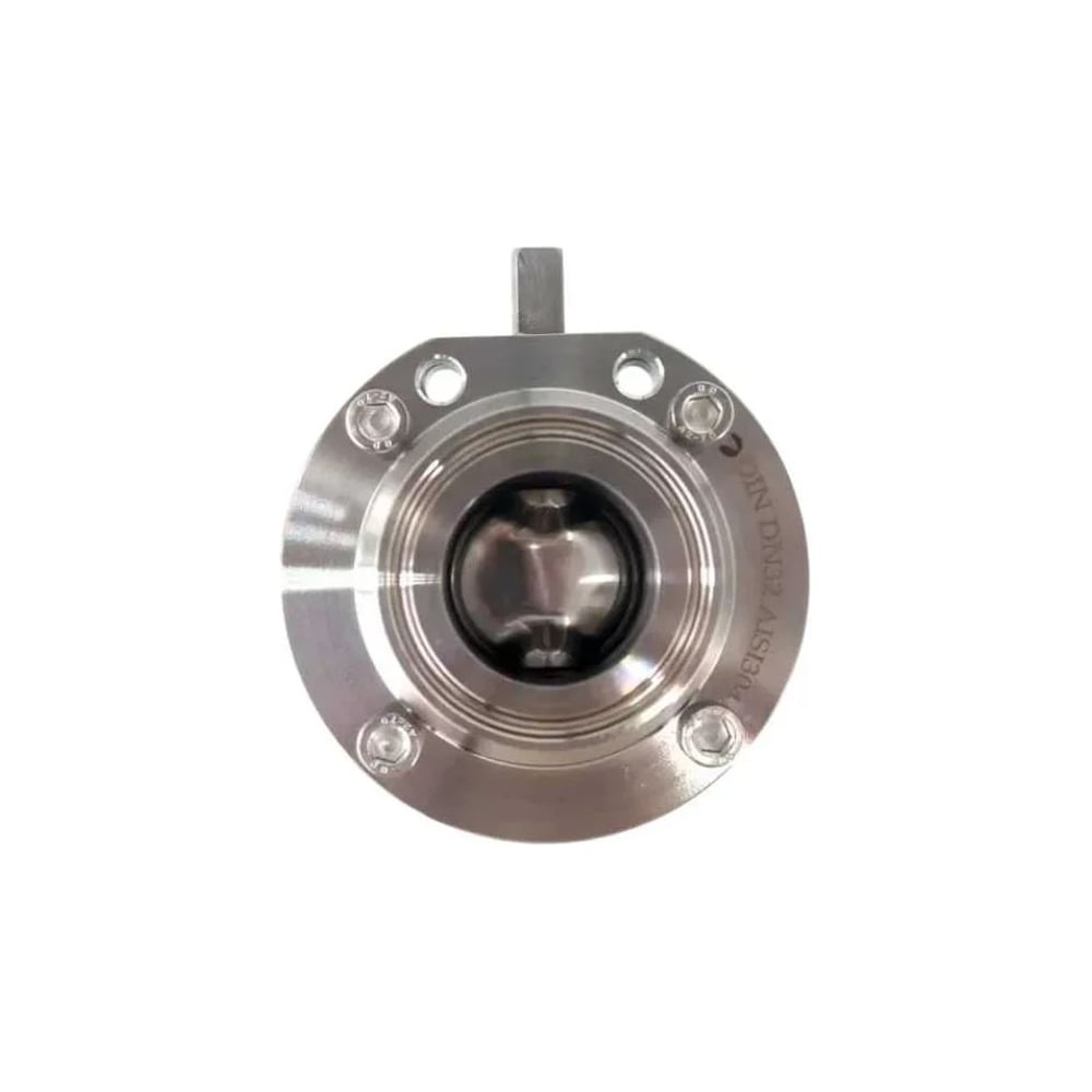 Затвор дисковый нержавеющий NEWKEY Clamp AISI304 DN32 (1_1/4) PN8 EPDM, с пищевым односторонним пневмоприводом SA50 NK-DZCLPEPDM32/4*SA50