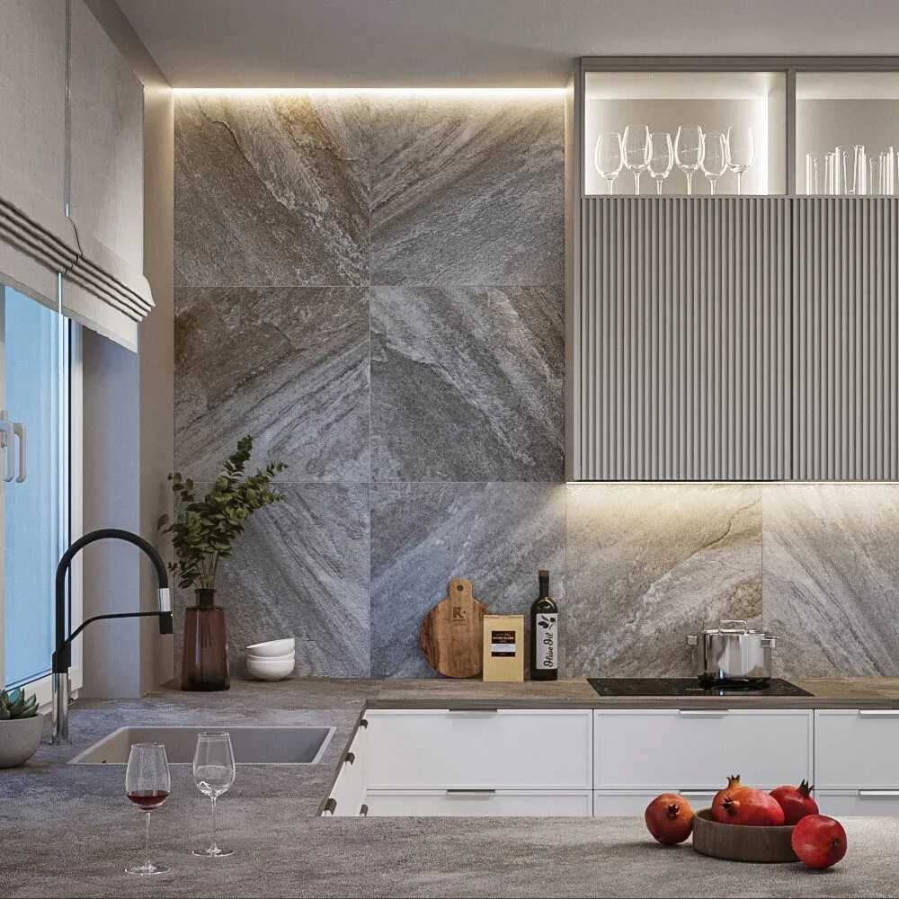 Керамогранит CULTO CLIFF TITAN 60х120 матовый, упаковка 1,44м2 УТ-99914086