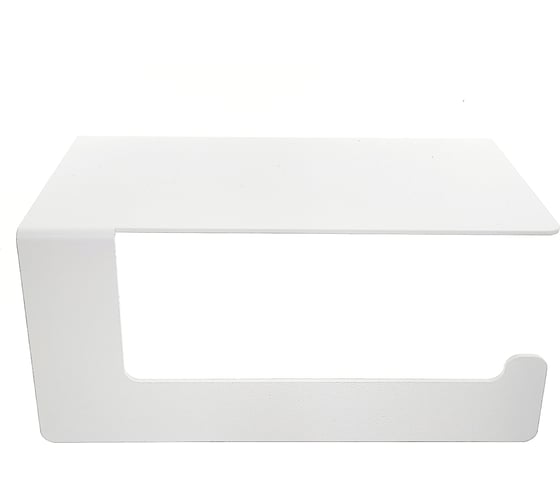 Изображение товара Держатель для туалетной бумаги EMBODIMENT с полкой хранения, белый EMB-TP-W
