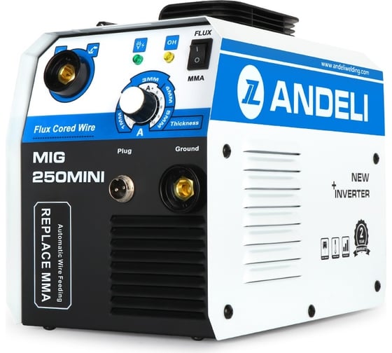 Изображение товара Сварочный аппарат ANDELI MIG-250MINI ADL20-213