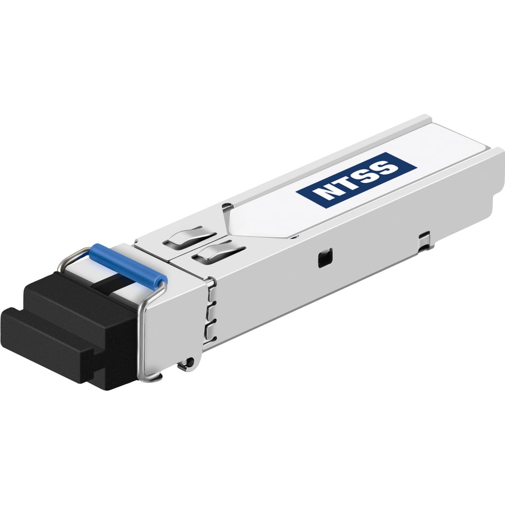 Модуль NTSS SFP 1,25Гбит/с, simplex SC, WDM Tx/Rx 1550/1310нм, SM, дальность до 3км, DDMшт NTSS-SFP-1.25G-53-3SD