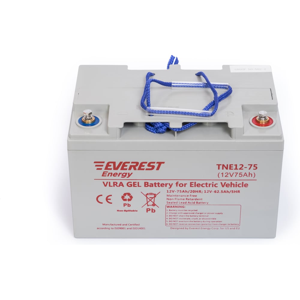 Аккумуляторная батарея тяговая EVEREST Energy TNE 12-75