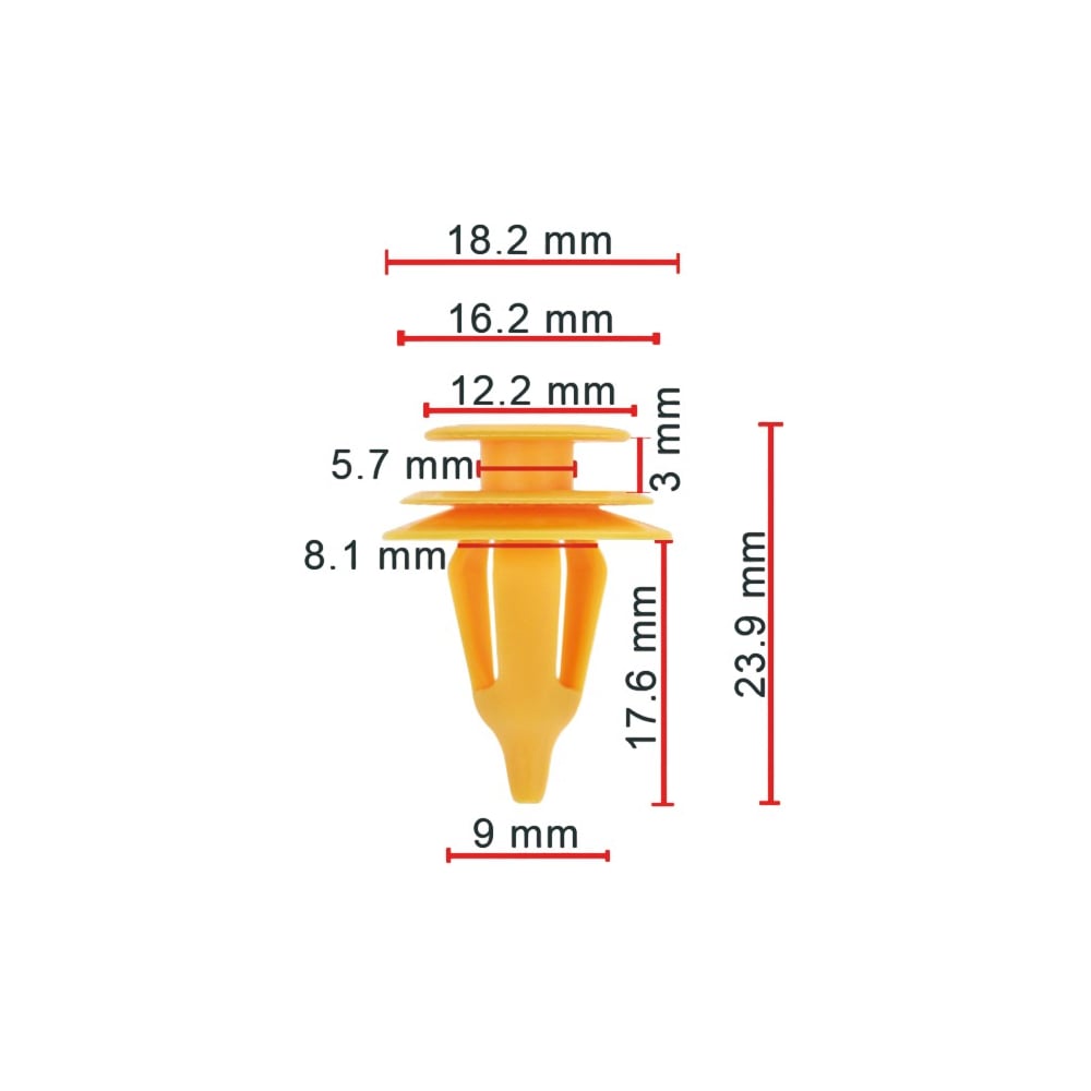 Клипса AVERS для Toyota 6777130090 10 шт 6777130090-10