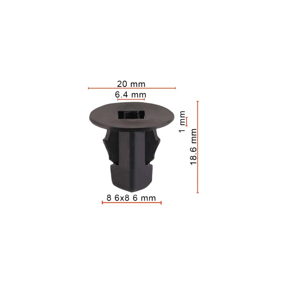 Фиксатор AVERS для Toyota 9018906236 10 шт 9018906236-10