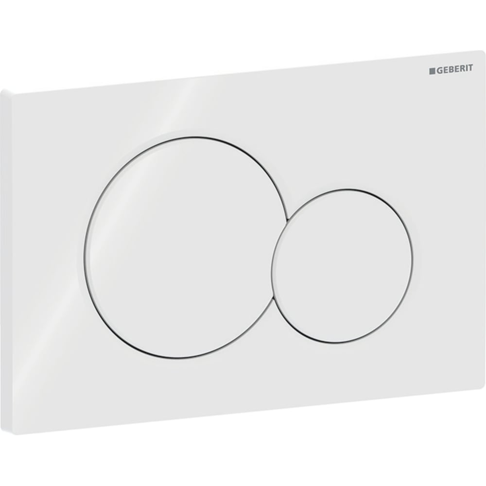 Клавиша смыва для инсталляции Geberit Sigma01 двойной смыв, satinox 115.770.GM.5
