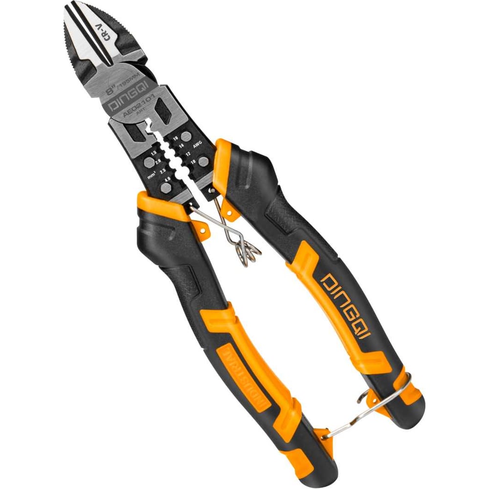 Кусачки боковые многофункциональные DINGQI 200 мм AE02101