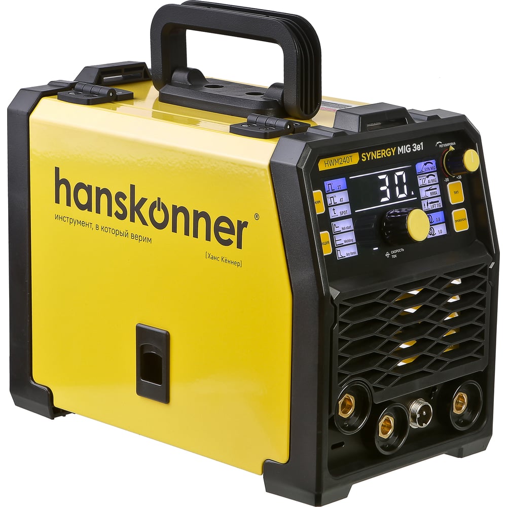 Сварочный полуавтомат Hanskonner MIG//MMA/Lift TIG 140 А, HWM240T