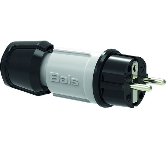 Изображение товара Вилка Bals Schuko 16A 3п(2P+E) 250В, IP44 серый MULTI-GRIP 7371
