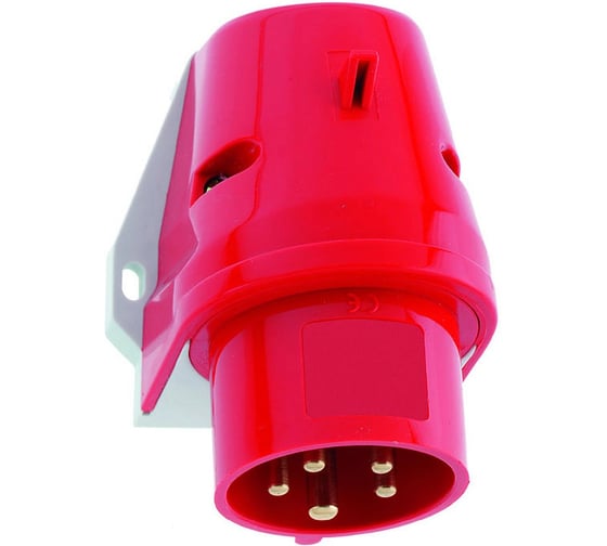 Изображение товара Вилка настенная Bals 32A 5п(3P+N+PE) 6ч, 400В, IP44 242002