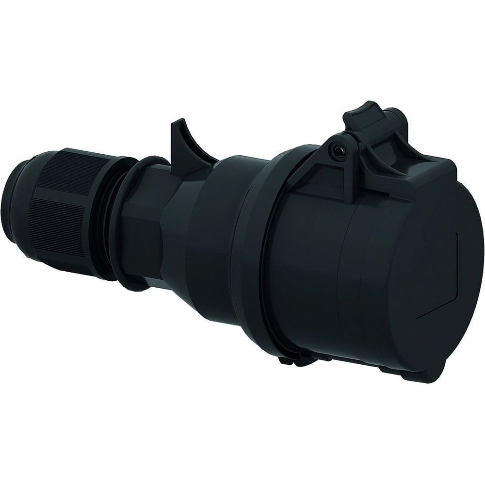 Розетка кабельная Bals 16А 5п(3Р+N+PE) 6ч, 400В, IP44 черная 310515