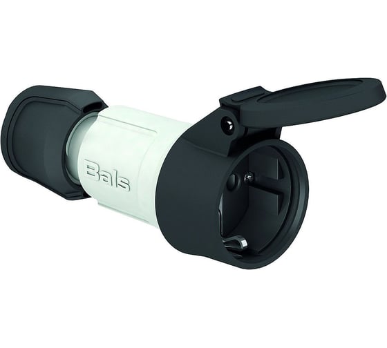 Изображение товара Розетка кабельная Bals Schuko 16A 3п(2P+PE) 250В, IP54 серый MULTI-GRIP 7487