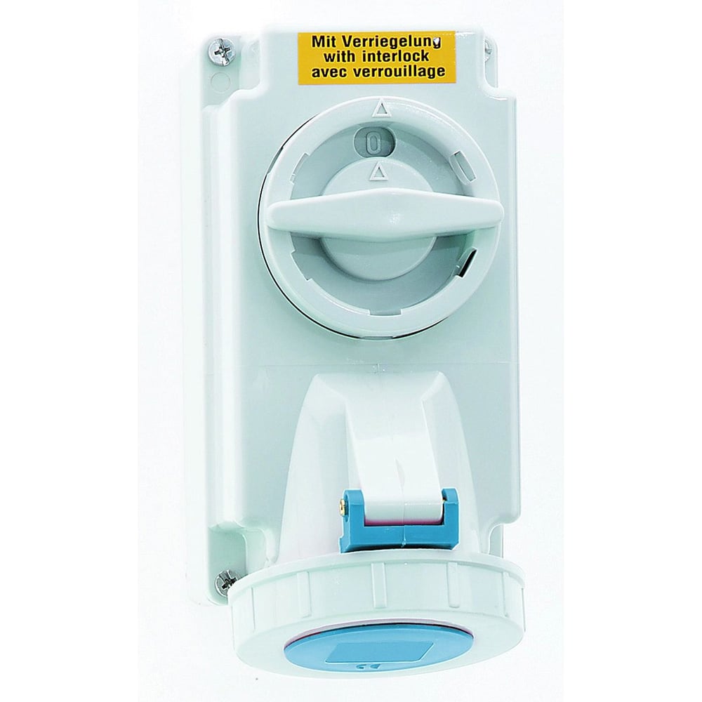 Розетка настенная с блокировкой Bals 16A 3п(2P+PE) 6ч, 230В, IP67 Quick-Connect 160048