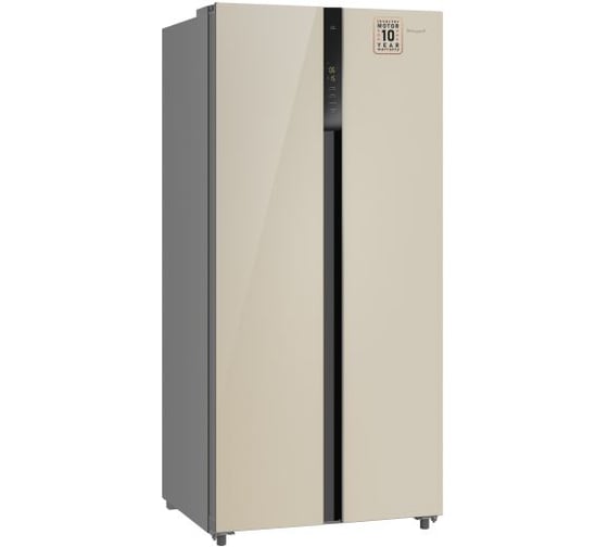 Изображение товара Холодильник Weissgauff WSBS 500 Inverter No Frost Beige Glass 433054