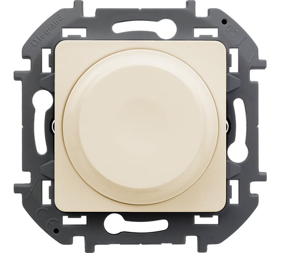Изображение товара Диммер поворотно-нажимной Legrand Inspiria без нейтрали 300Вт слоновая кость 673791