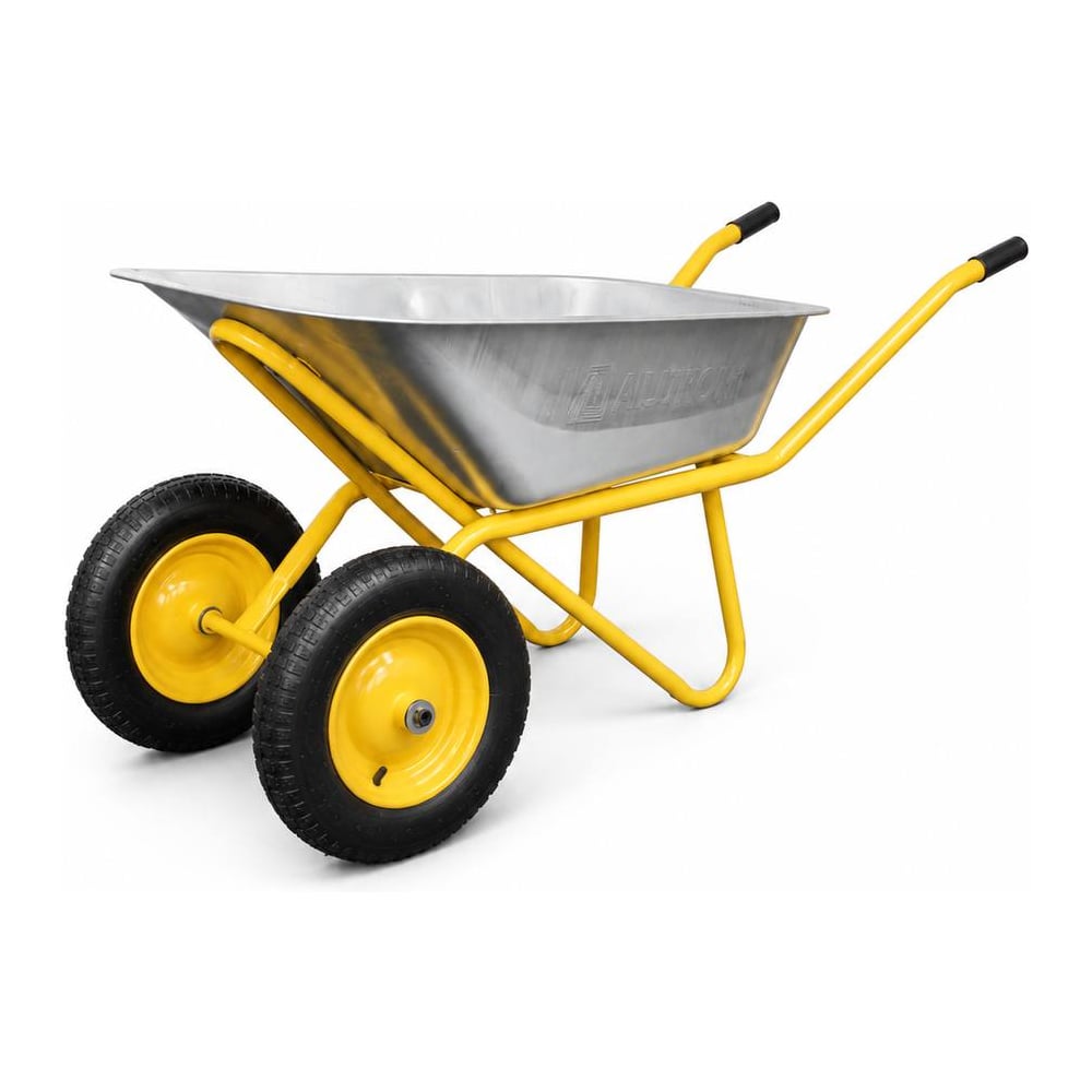 Тачка садово-строительная двухколесная ALUKOMTOOLS 240 кг, объем 90 л АТ-ТСУ220