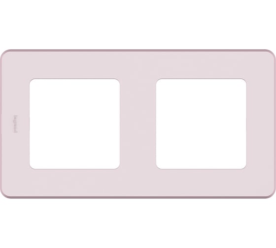 Изображение товара Рамка Legrand - 2 поста - INSPIRIA - розовый 673944
