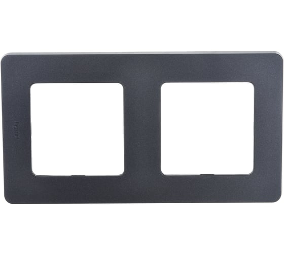 Изображение товара Рамка Legrand - 2 поста - INSPIRIA - антрацит 673943
