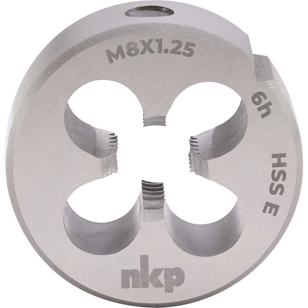 Плашка NKP М8 шаг 1.25мм DINEN22568 HSSE 6h 25х9мм 286080N