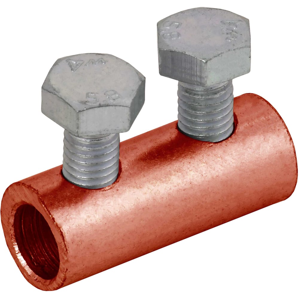 Зажим соединительный прямой IEK пруток-пруток 6-8 мм, медь ZCC86-50-1-68