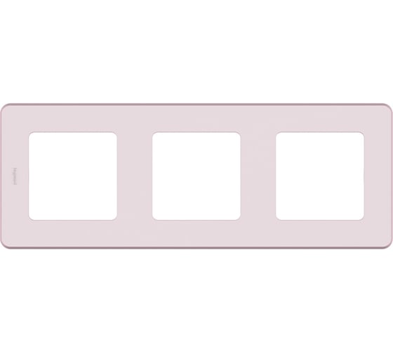 Изображение товара Рамка Legrand - 3 поста - INSPIRIA - розовый 673954