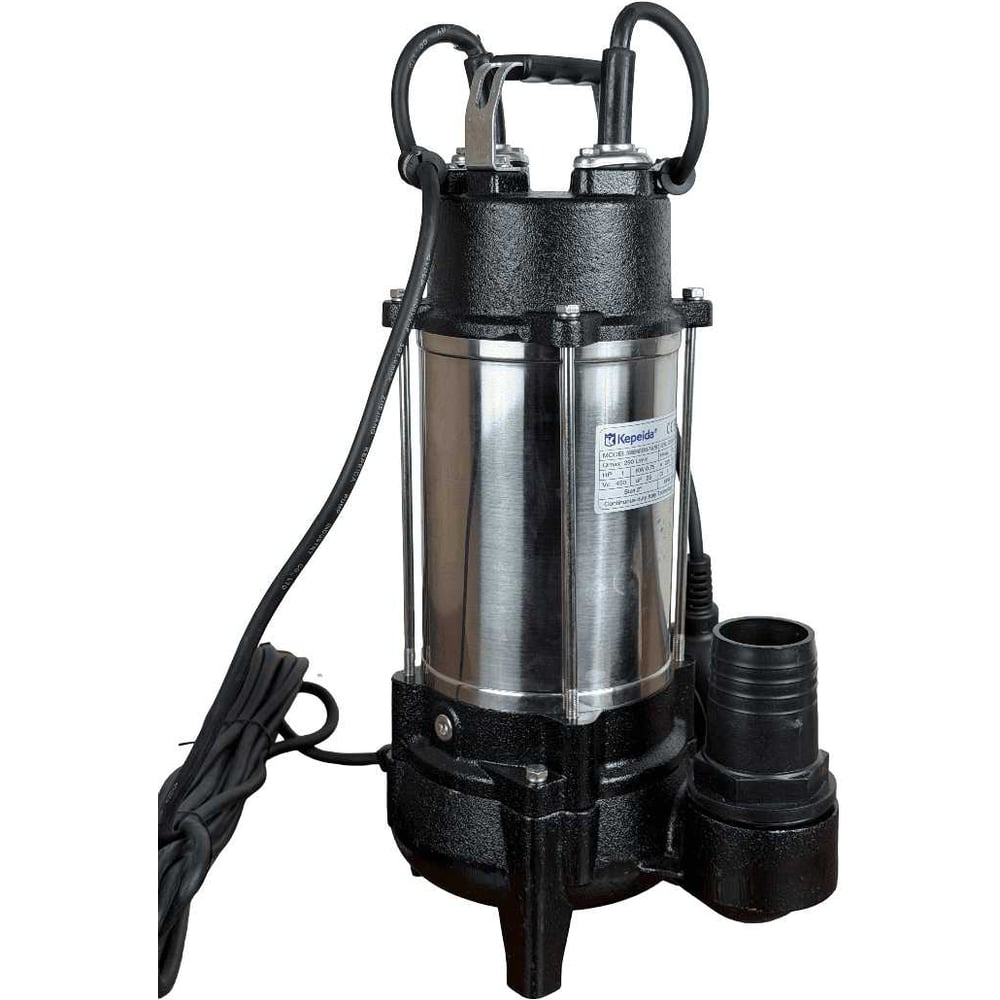 Канализационный насос с измельчителем TORNERI V50GNWQD13-7-0,75F Kepeida Т030338