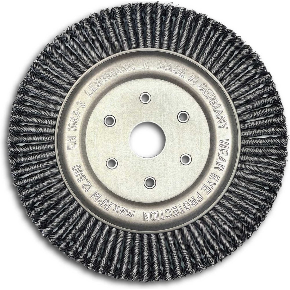 Щетка Lessmann дисковая жгутовая 178х6мм, стальная 0.5мм 4752B1KB