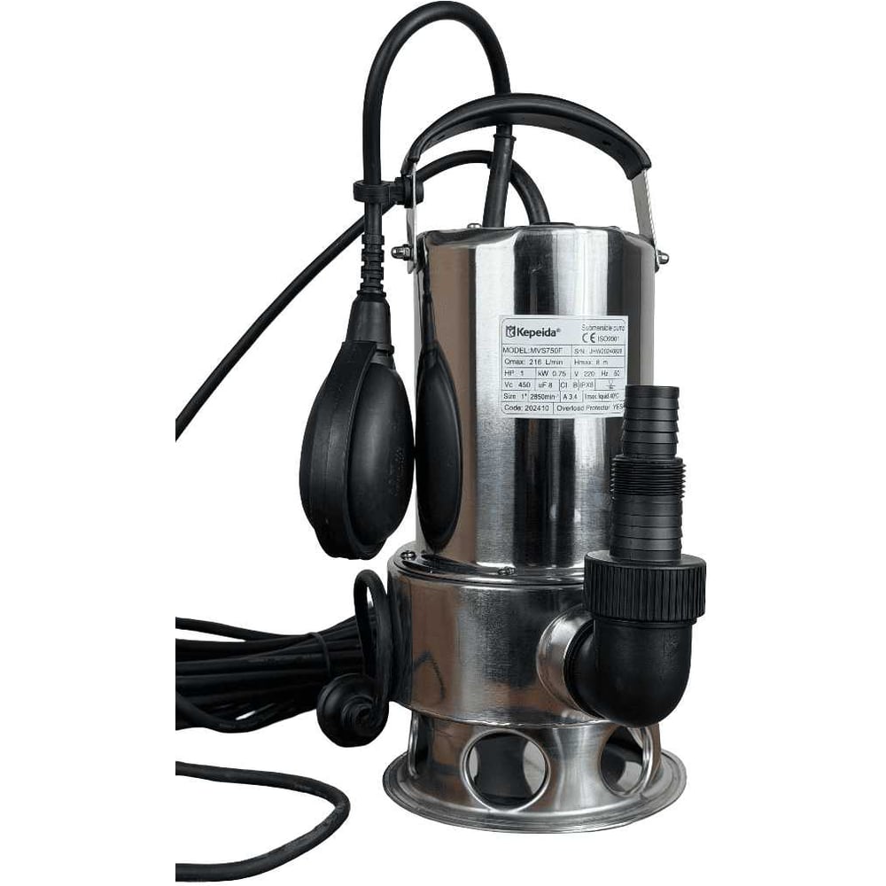 Насос погружной TORNERI MVS750F Kepeida Т030340