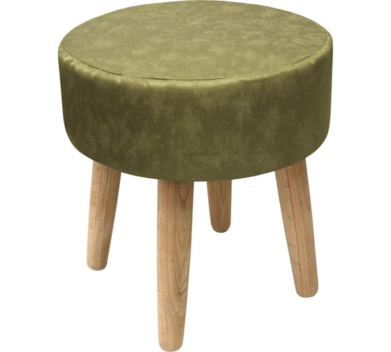 Изображение товара Пуф Эскар Plain Lux круглый, цвет тростниковый, D36 см 167909685