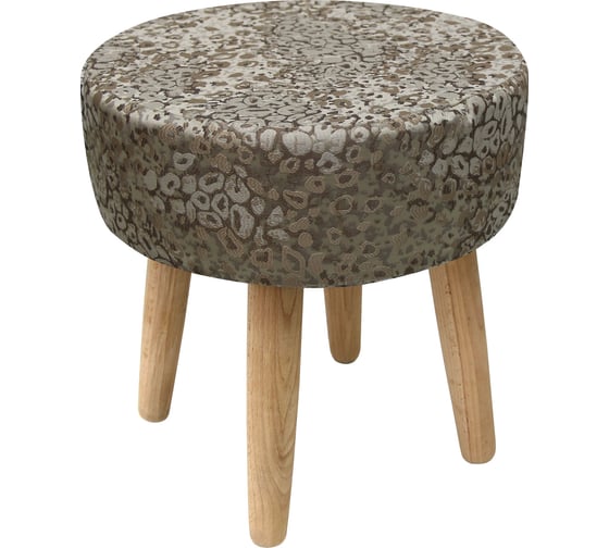 Изображение товара Пуф Эскар Stone круглый, цвет бежевый, D36 см 167082620