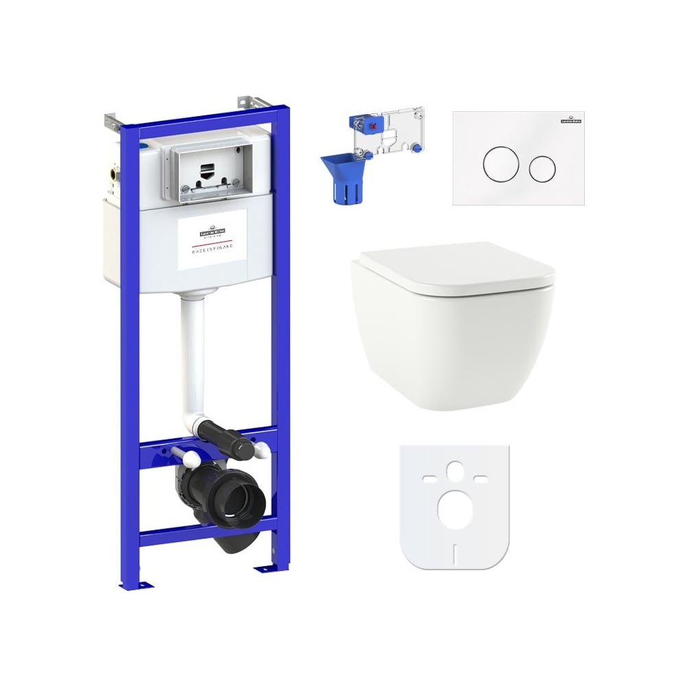 Изображение товара Инсталляция с подвесным унитазом Lavinia Boho One Rimless 87040083