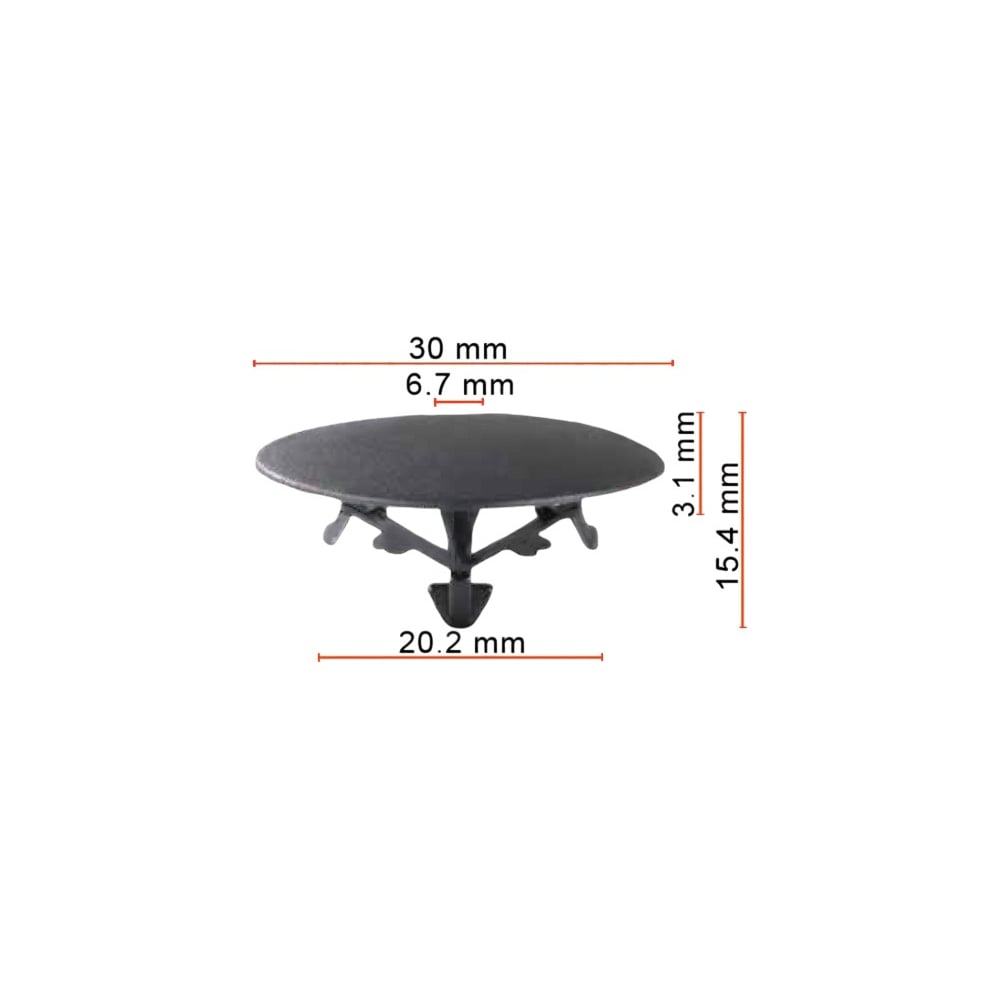 Клипса AVERS для Honda 91501STK003 10 шт 91501STK003-10