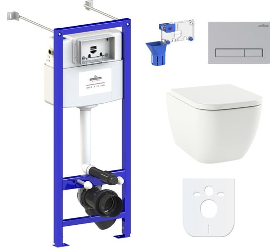 Изображение товара Инсталляция с подвесным унитазом комплект 7 в 1 Lavinia Boho One 87050135