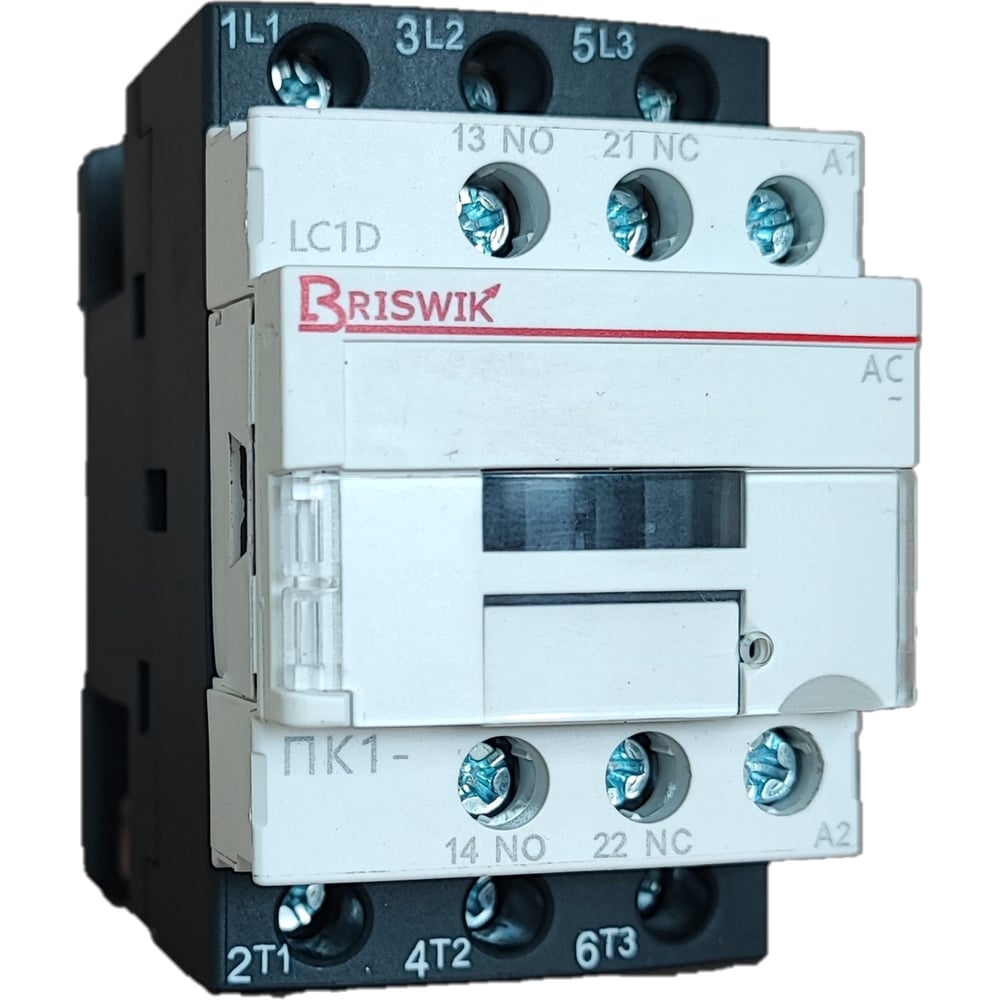 Контактор Briswik 9 А 240 В 1НО+1НЗ LC1D00911U7.BR