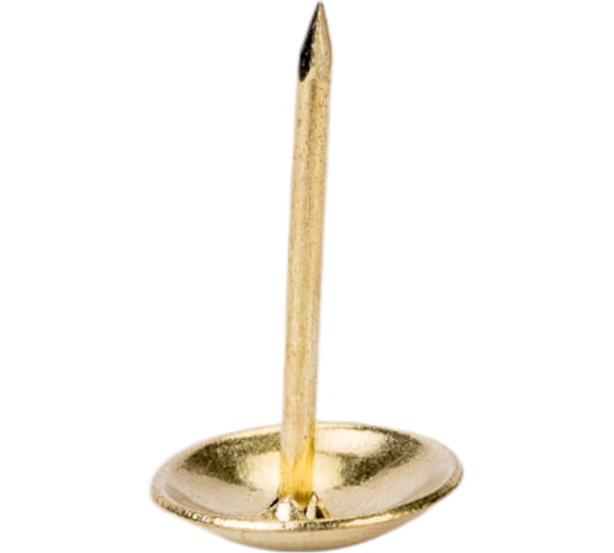 Изображение товара Декоративный гвоздь Левша 17x11, 100 шт., золото У8-9481.З