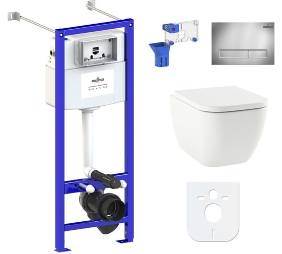 Изображение товара Инсталляция с подвесным унитазом комплект 7 в 1 Lavinia Boho One Rimless 87050158