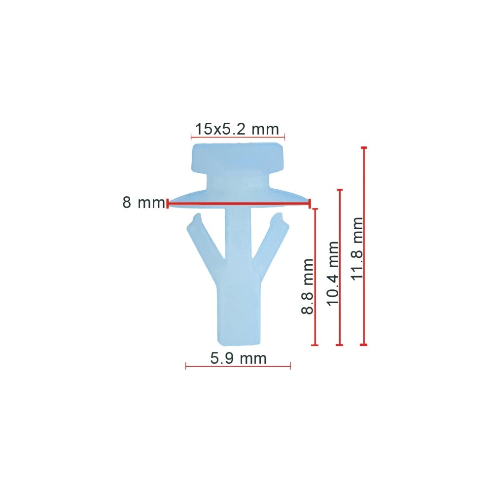 Клипса AVERS для HAVAL 6107105XKZ36A 10 шт 6107105XKZ36A-10