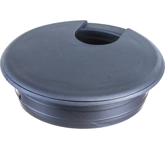 Изображение товара Мебельная заглушка для кабеля Левша d62 металлик У8-9079.М