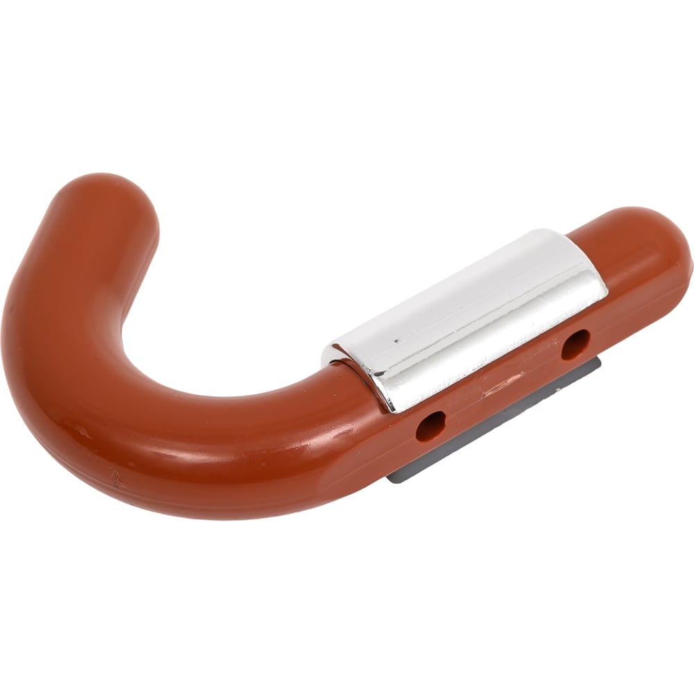 Изображение товара Малый пластиковый крючок Левша черешня/хром У8-6810